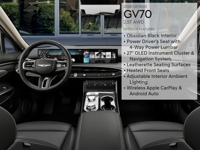 2026 Genesis GV70 2.5T