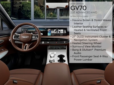 2026 Genesis GV70 2.5T ADVANCED