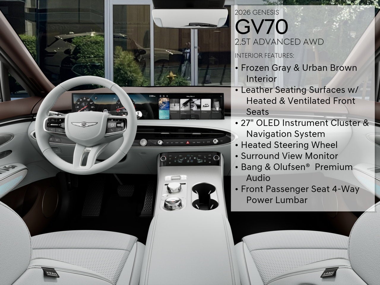 2026 Genesis GV70 2.5T ADVANCED