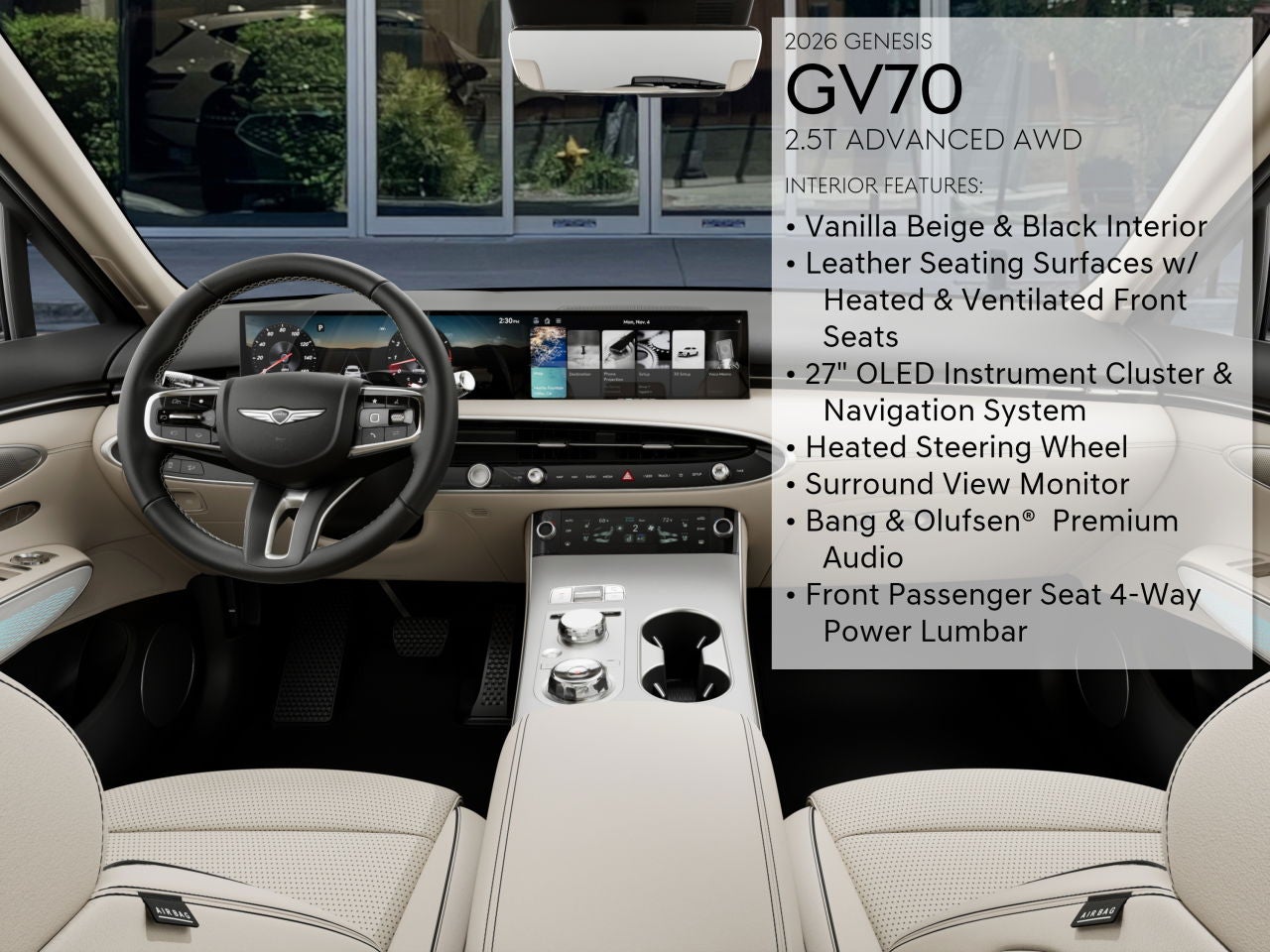 2026 Genesis GV70 2.5T ADVANCED