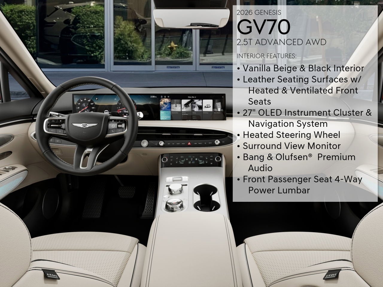 2026 Genesis GV70 2.5T ADVANCED