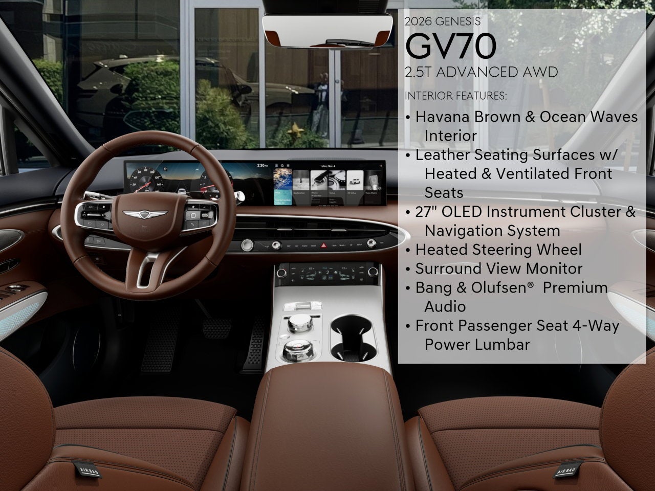 2026 Genesis GV70 2.5T ADVANCED