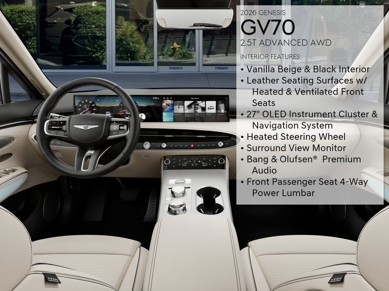 2026 Genesis GV70 2.5T Advanced