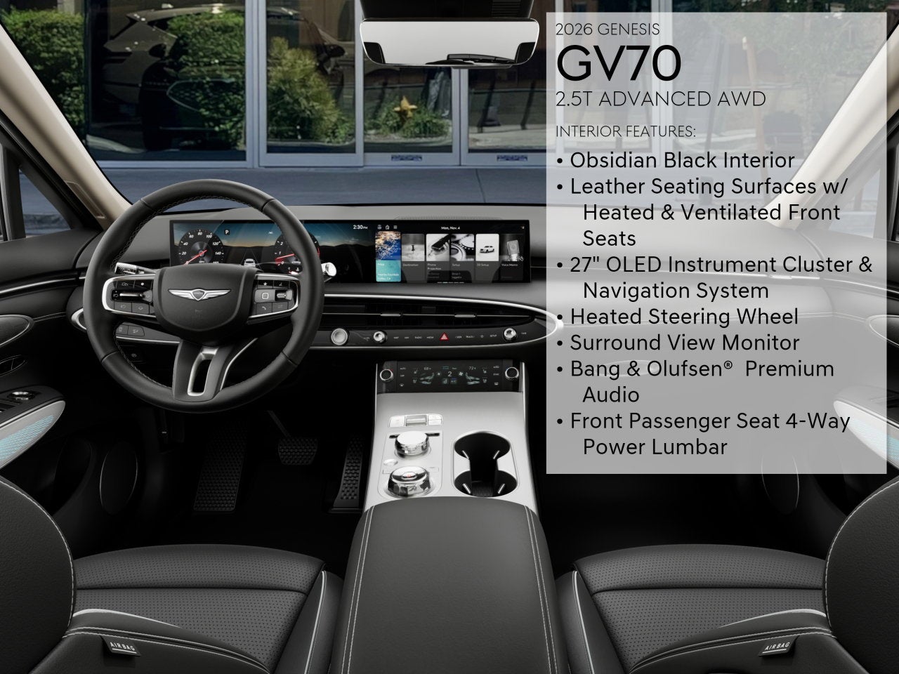 2026 Genesis GV70 2.5T Advanced