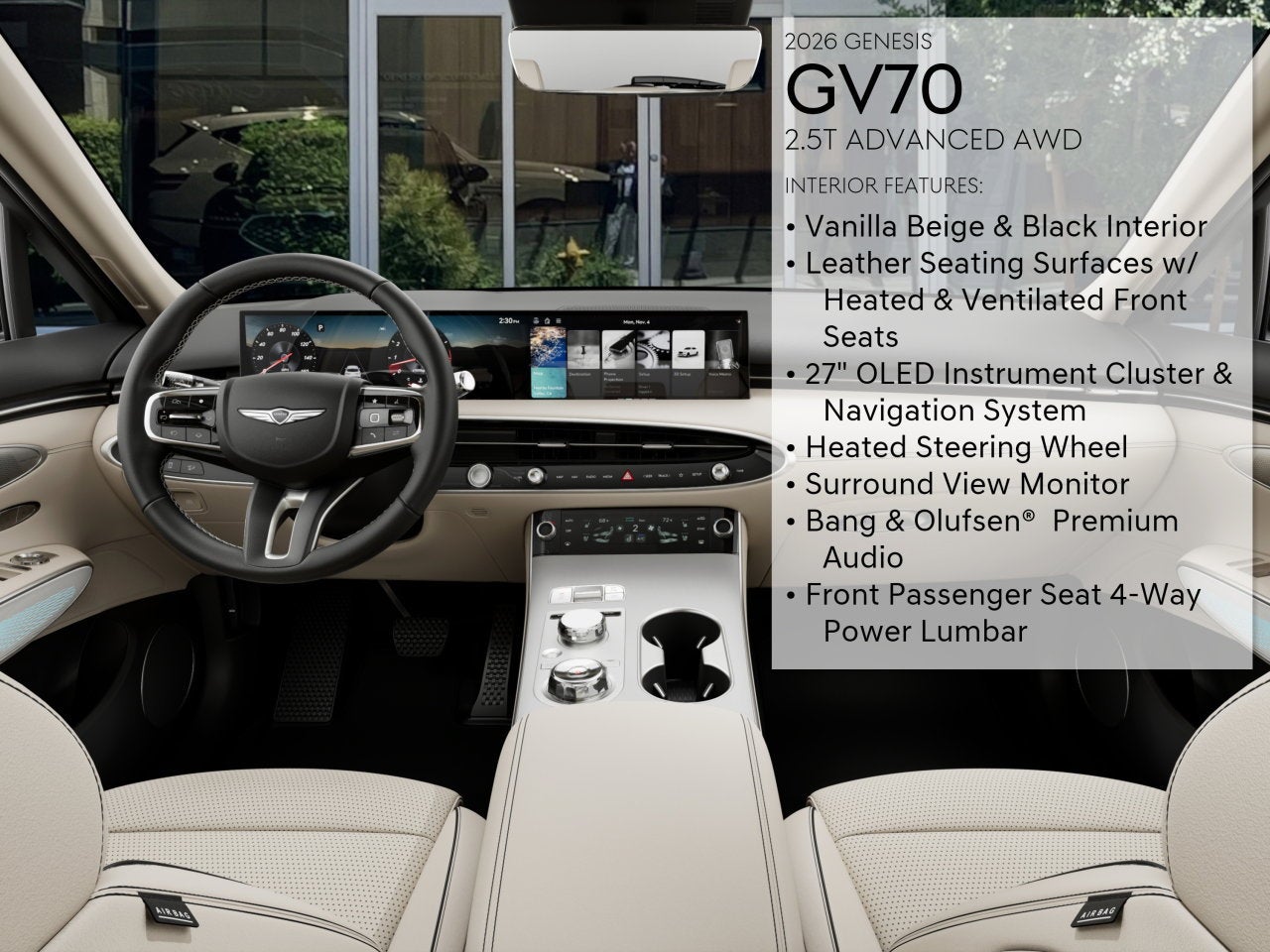 2026 Genesis GV70 2.5T ADVANCED