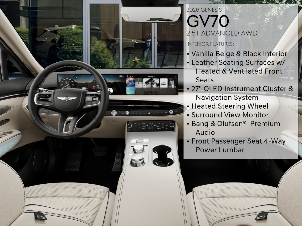 2026 Genesis GV70 2.5T ADVANCED