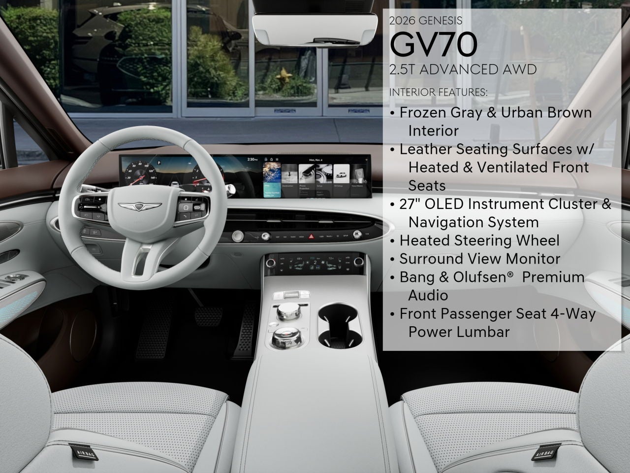 2026 Genesis GV70 2.5T ADVANCED