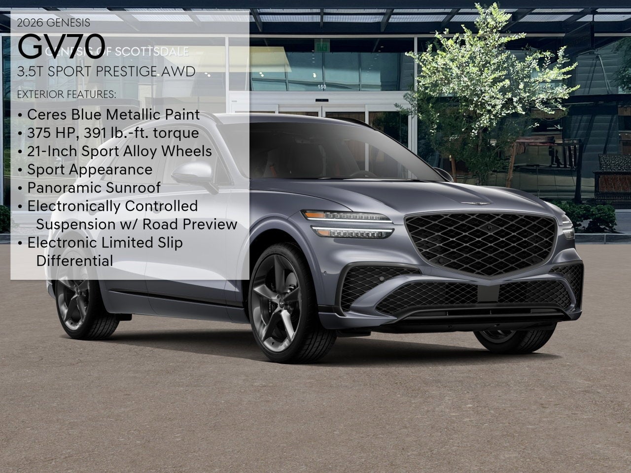 2026 Genesis GV70 3.5T SPORT PRESTIGE