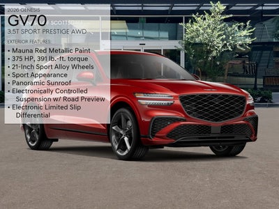 2026 Genesis GV70 3.5T SPORT PRESTIGE