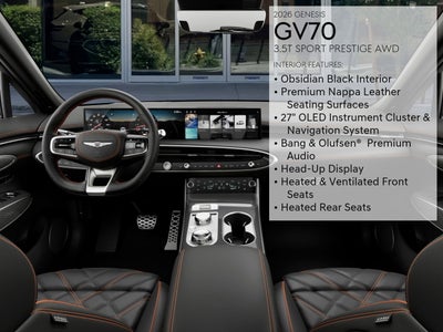 2026 Genesis GV70 3.5T SPORT PRESTIGE