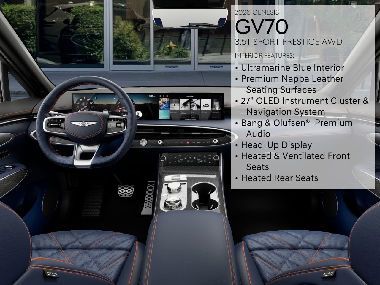 2026 Genesis GV70 3.5T SPORT PRESTIGE