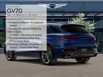 2026 Genesis GV70 3.5T Sport Prestige