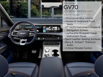 2026 Genesis GV70 2.5T Sport Prestige