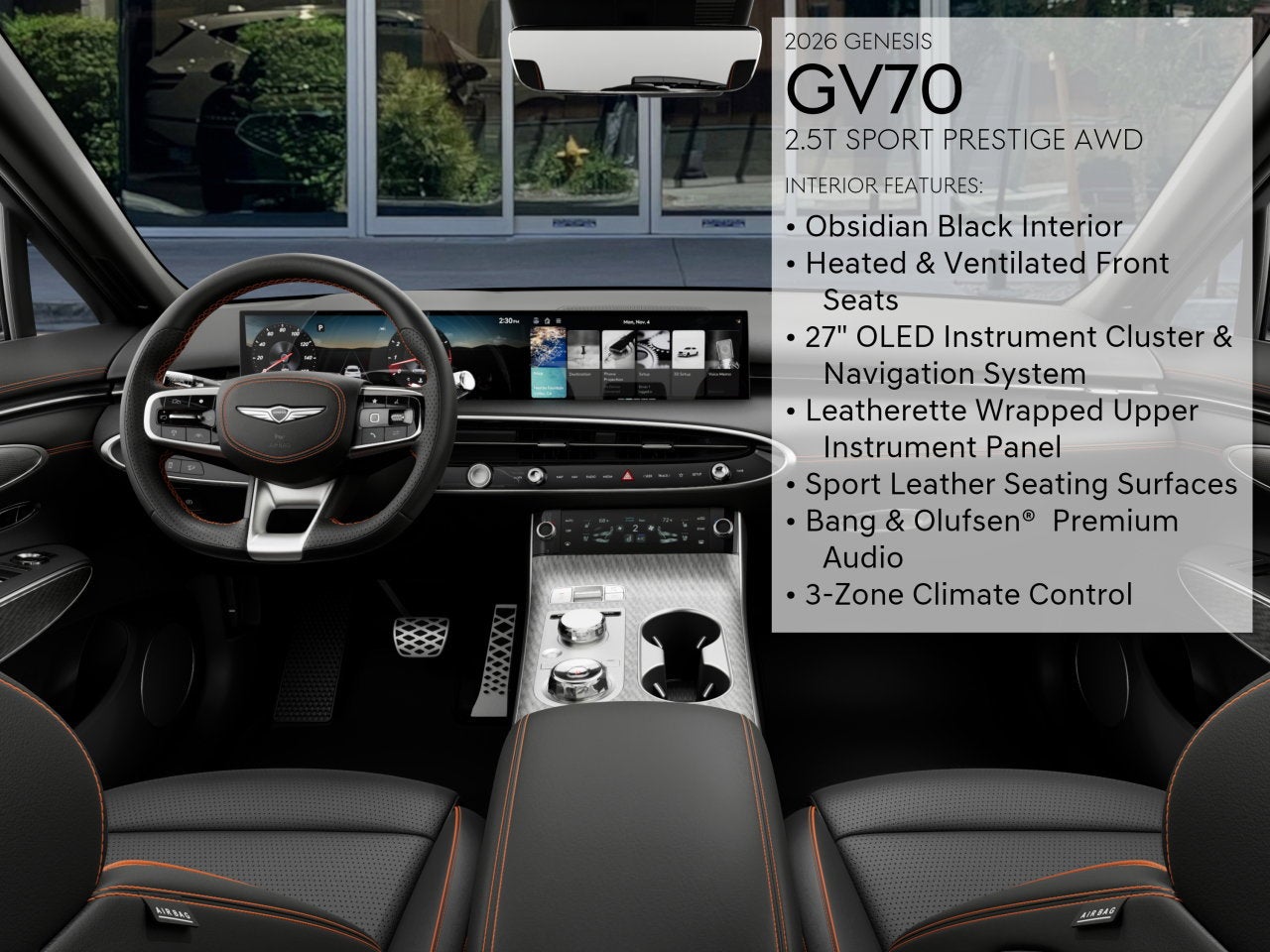 2026 Genesis GV70 2.5T Sport Prestige