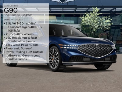 2026 Genesis G90 3.5T E-SC MHEV