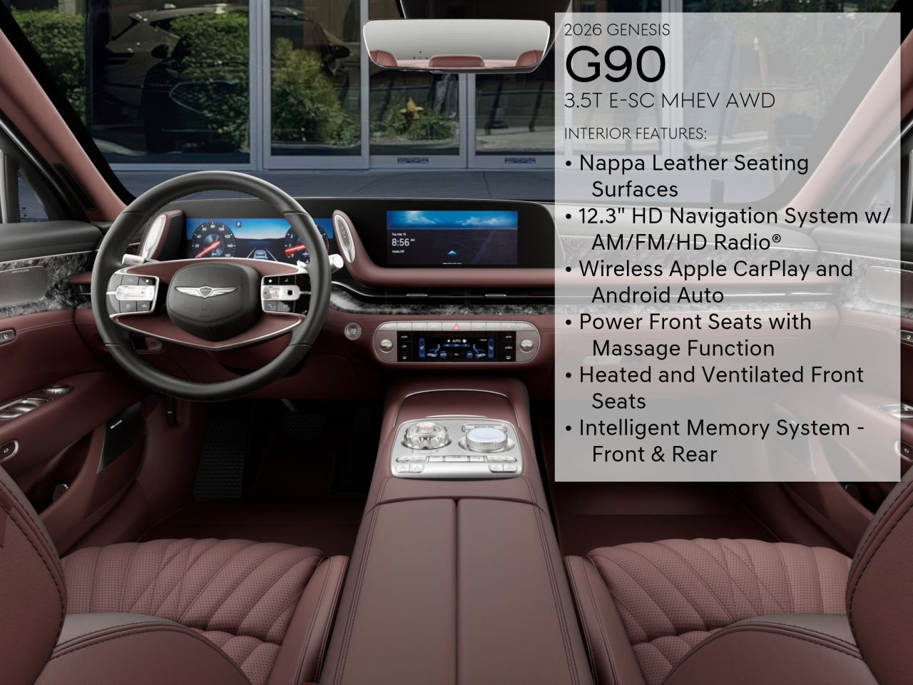 2026 Genesis G90 3.5T E-SC MHEV