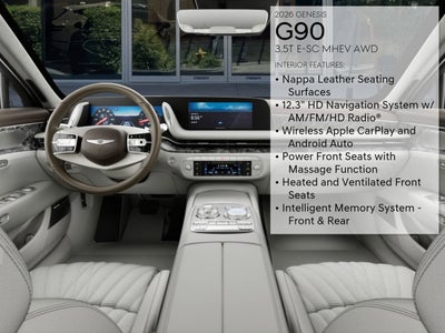 2026 Genesis G90 3.5T E-SC MHEV