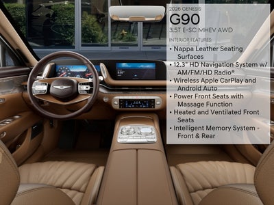 2026 Genesis G90 3.5T E-SC MHEV