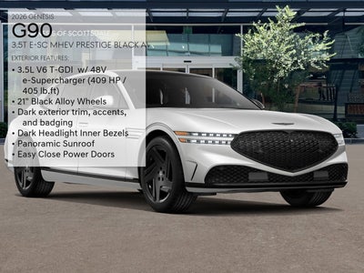 2026 Genesis G90 3.5T E-SC MHEV PRESTIGE BLACK