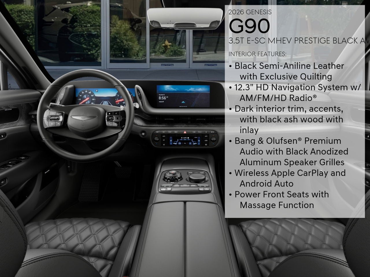 2026 Genesis G90 3.5T E-SC MHEV PRESTIGE BLACK