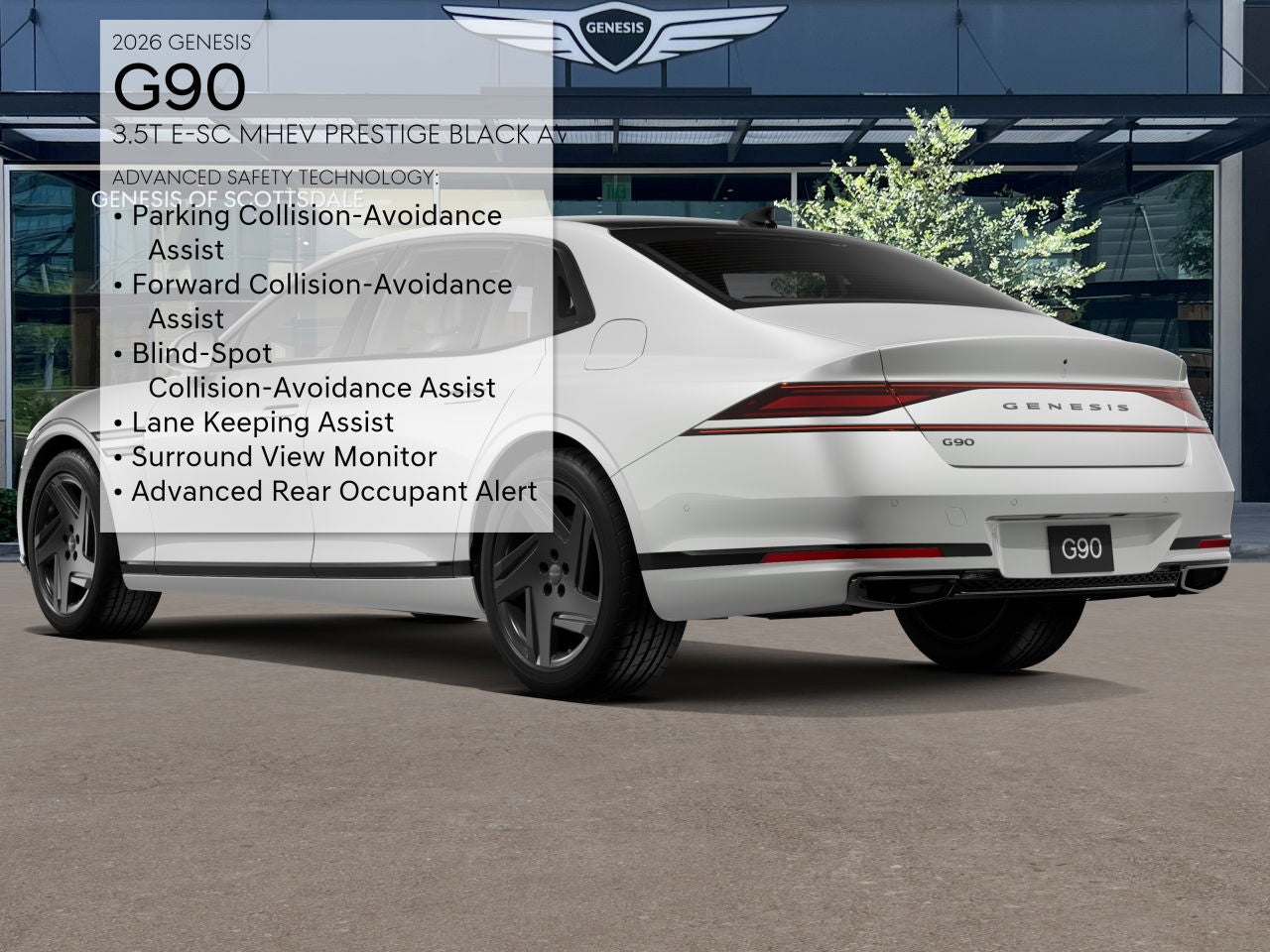 2026 Genesis G90 3.5T E-SC MHEV PRESTIGE BLACK