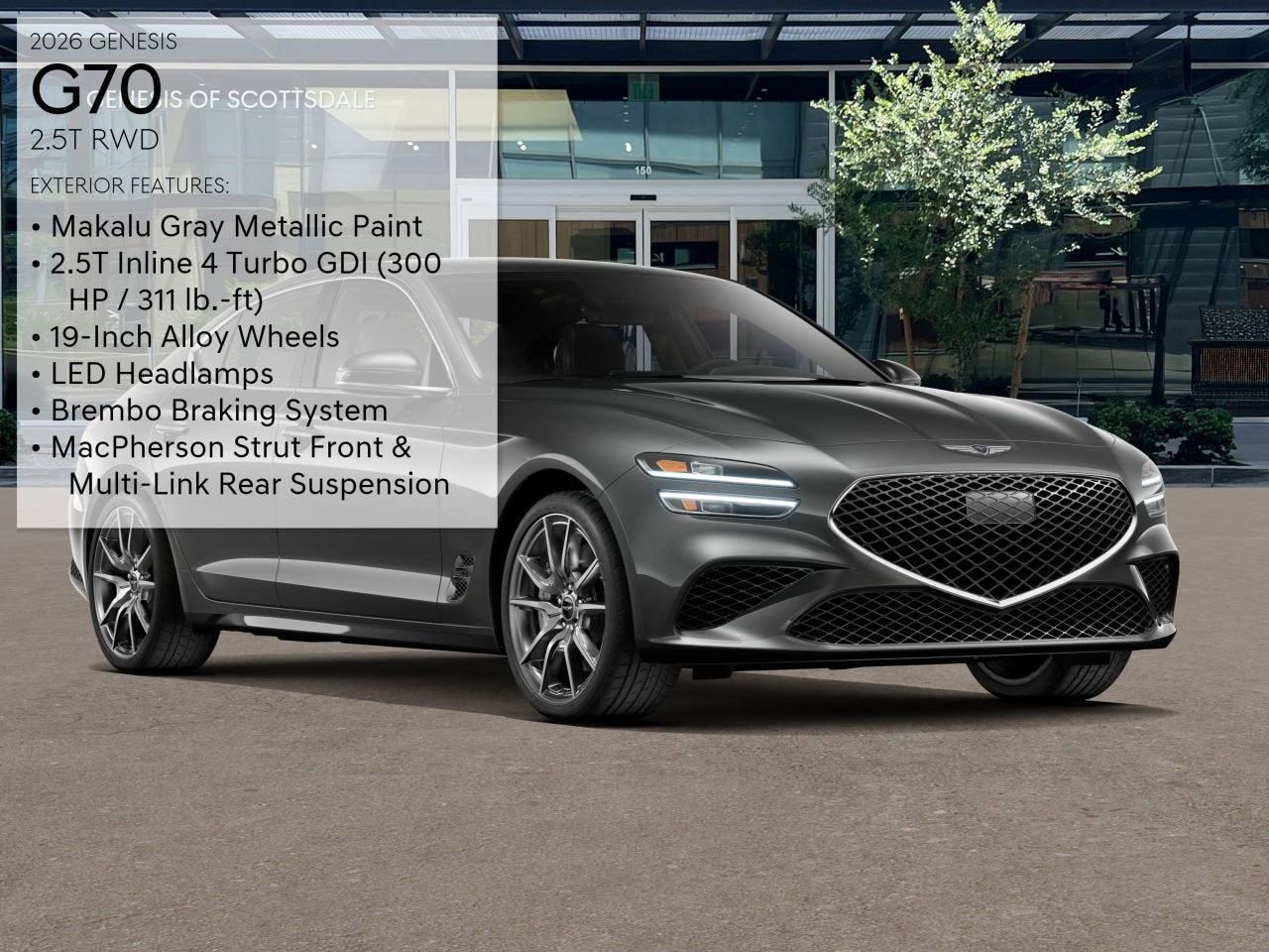 2026 Genesis G70 2.5T