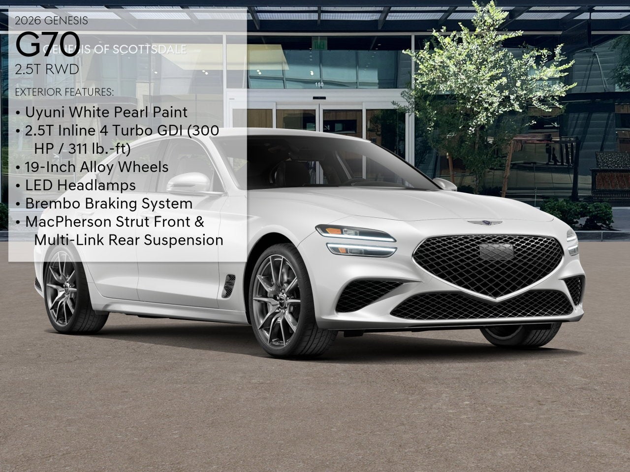 2026 Genesis G70 2.5T