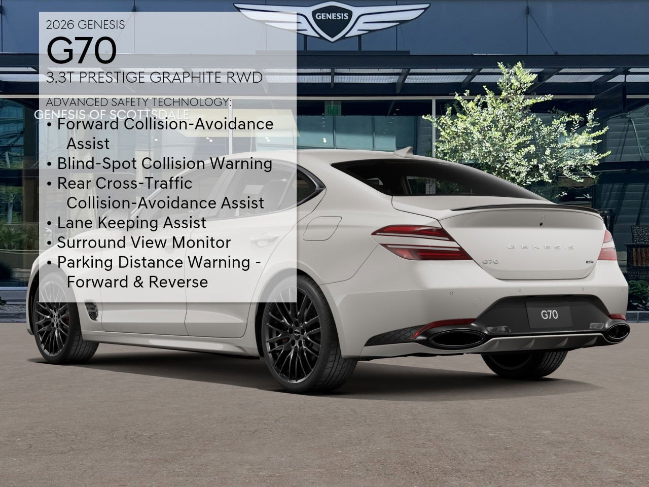 2026 Genesis G70 3.3T PRESTIGE GRAPHITE