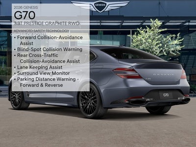 2026 Genesis G70 3.3T PRESTIGE GRAPHITE