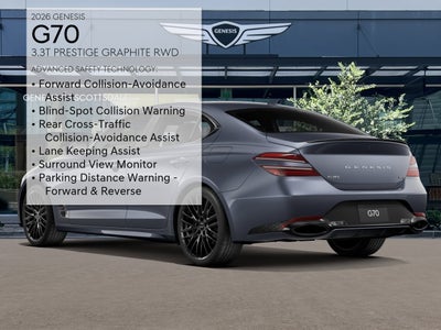 2026 Genesis G70 3.3T PRESTIGE GRAPHITE