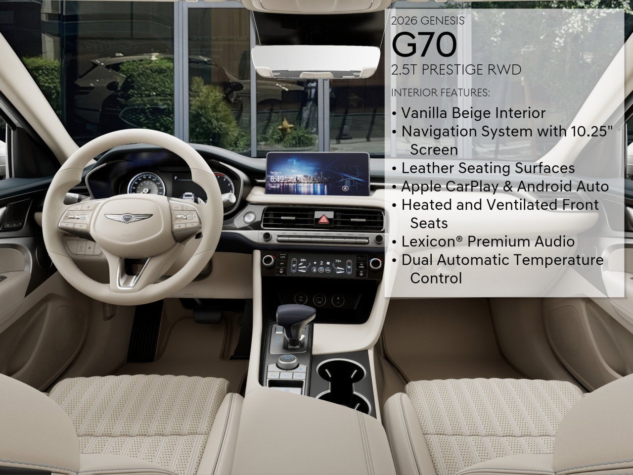 2026 Genesis G70 2.5T PRESTIGE
