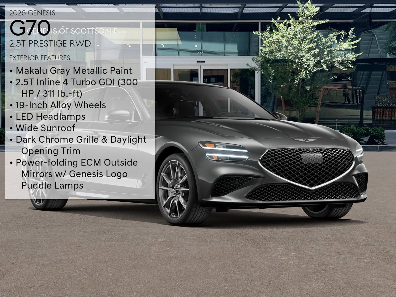 2026 Genesis G70 2.5T Prestige