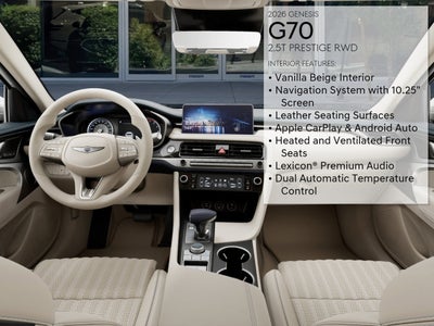 2026 Genesis G70 2.5T Prestige