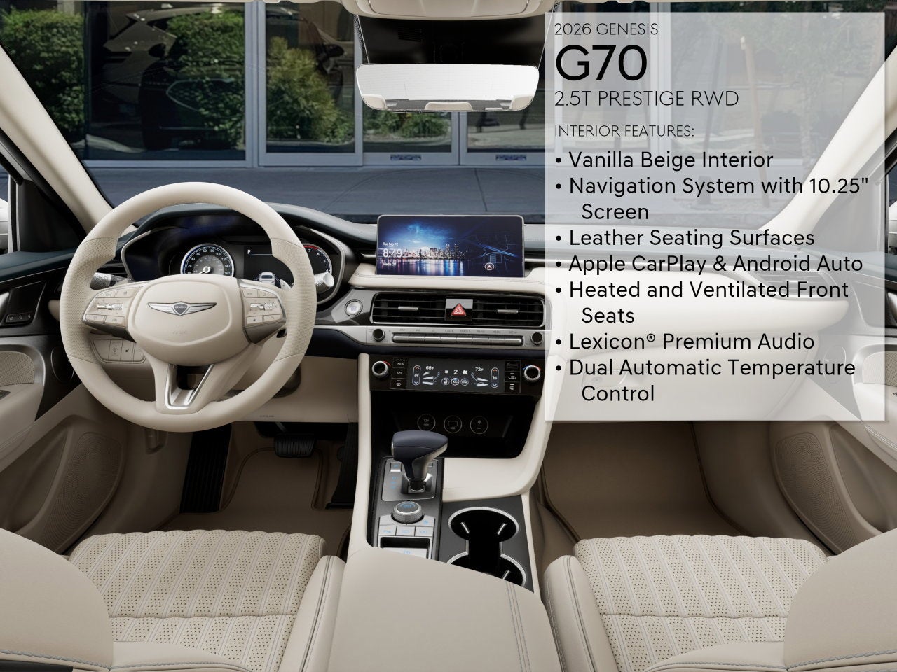 2026 Genesis G70 2.5T Prestige