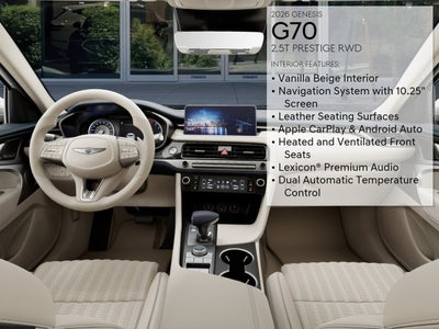 2026 Genesis G70 2.5T Prestige