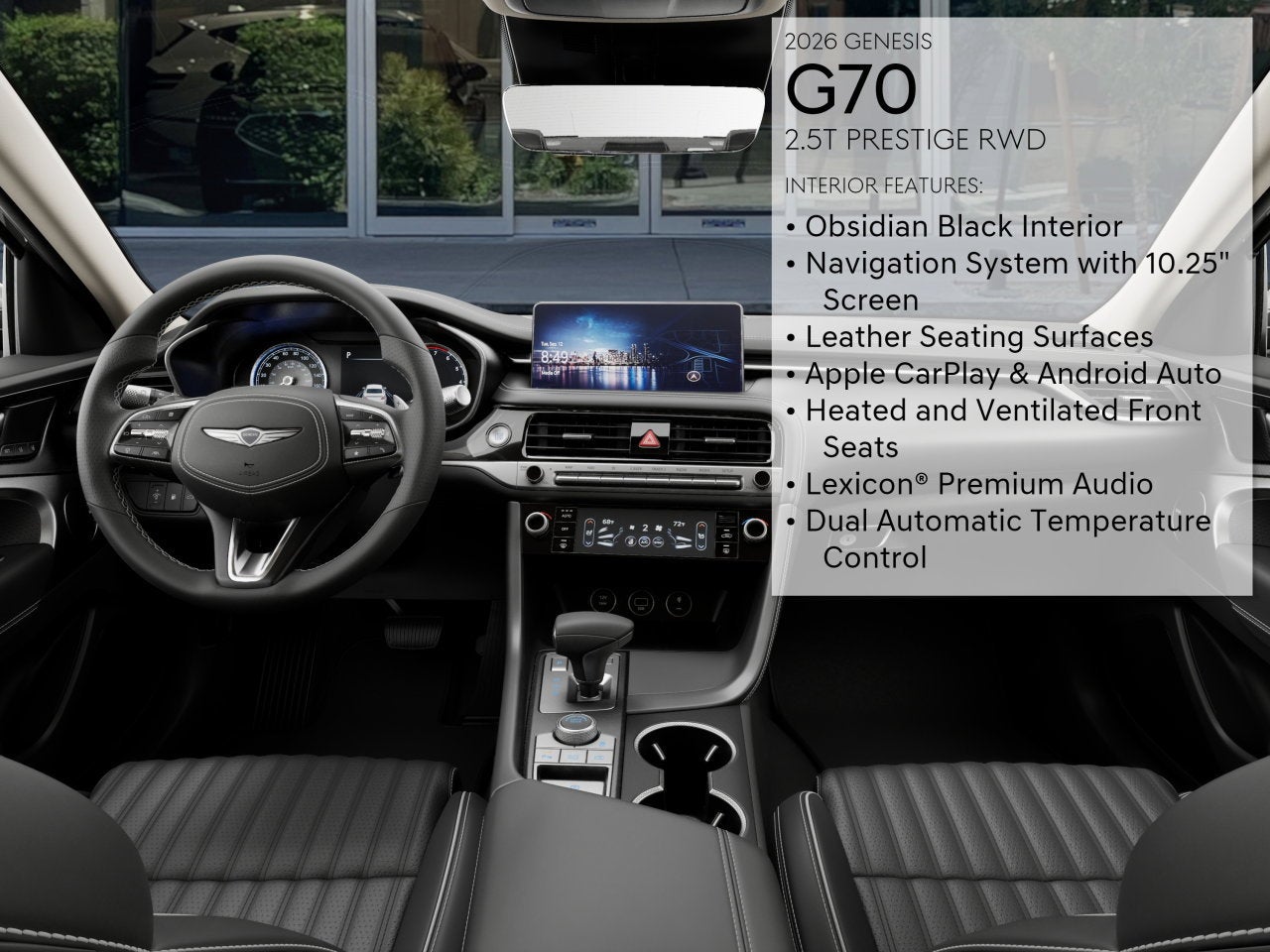 2026 Genesis G70 2.5T PRESTIGE