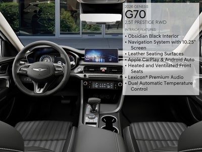 2026 Genesis G70 2.5T PRESTIGE