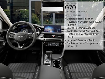 2026 Genesis G70 2.5T PRESTIGE