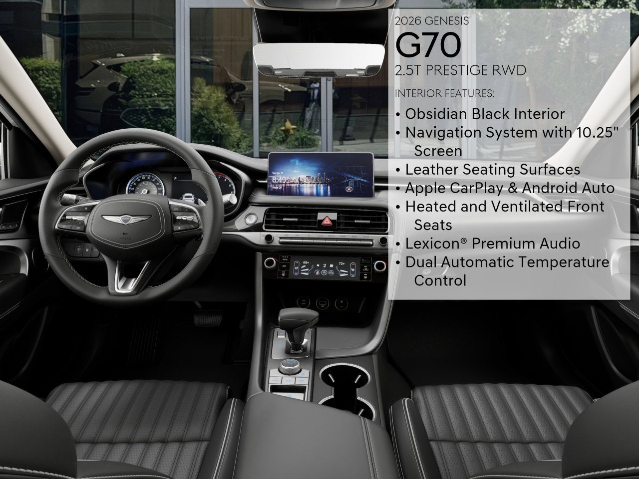2026 Genesis G70 2.5T PRESTIGE