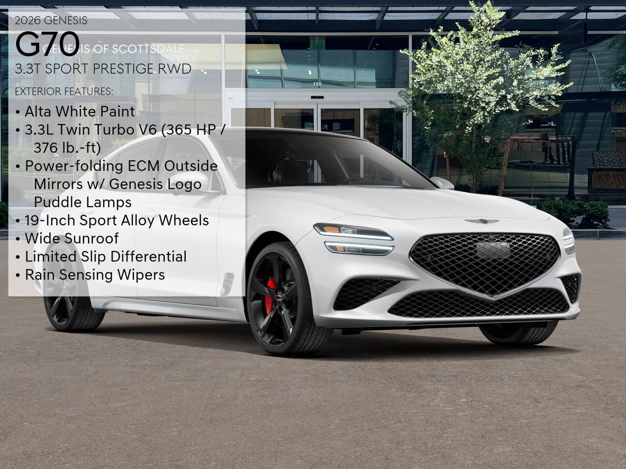 2026 Genesis G70 3.3T SPORT PRESTIGE