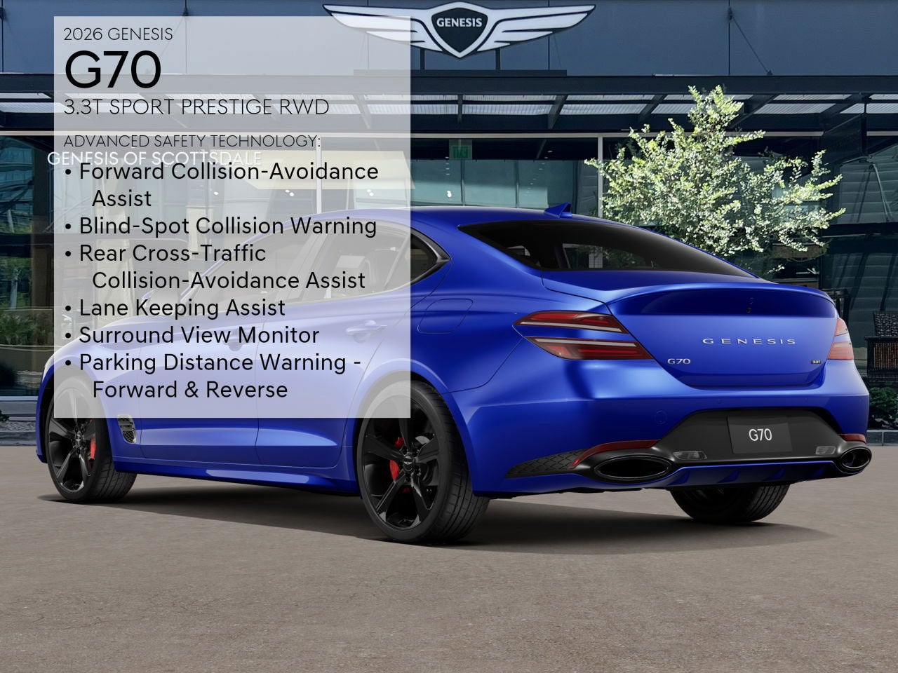 2026 Genesis G70 3.3T SPORT PRESTIGE