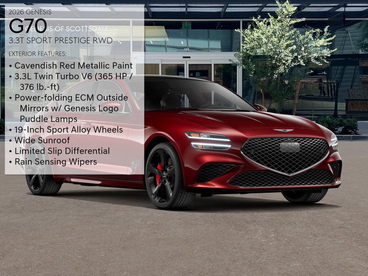 2026 Genesis G70 3.3T Sport Prestige