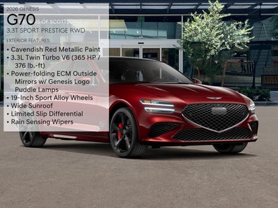 2026 Genesis G70 3.3T SPORT PRESTIGE