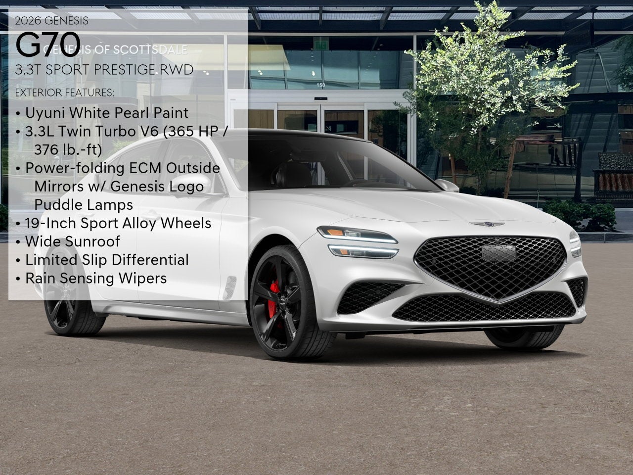 2026 Genesis G70 3.3T Sport Prestige