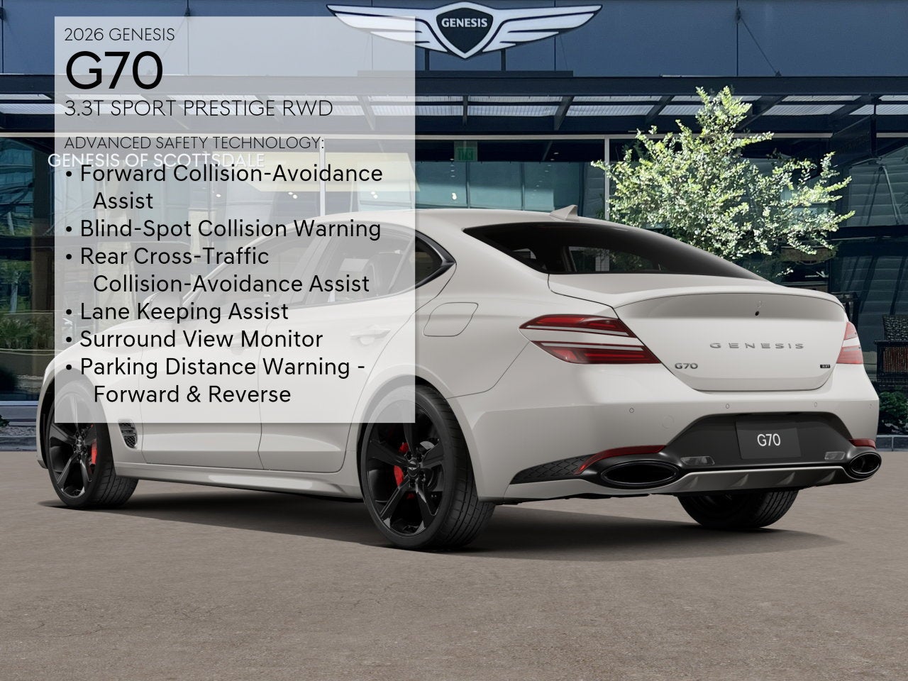 2026 Genesis G70 3.3T SPORT PRESTIGE