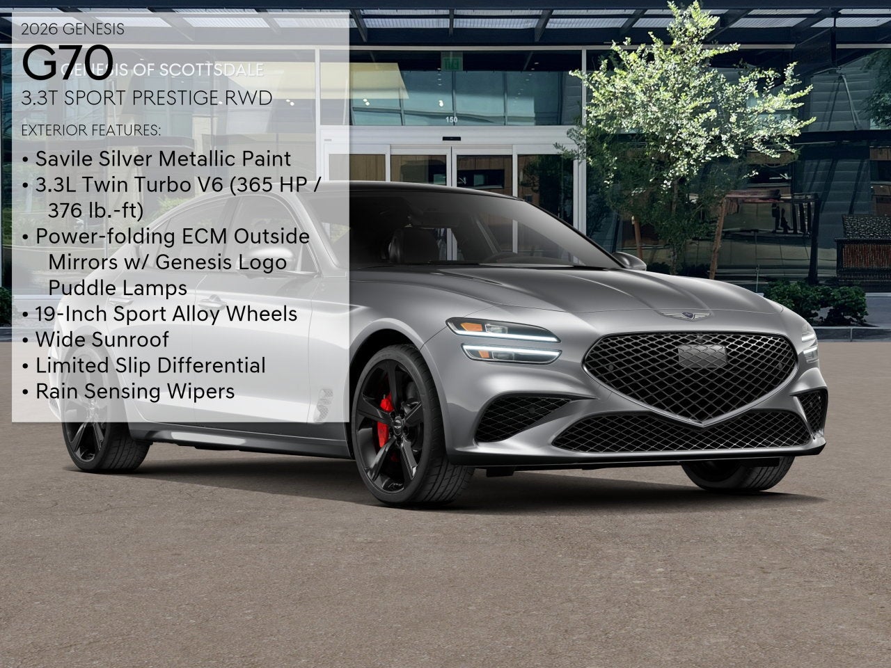 2026 Genesis G70 3.3T Sport Prestige