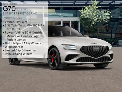 2026 Genesis G70 3.3T Sport Prestige