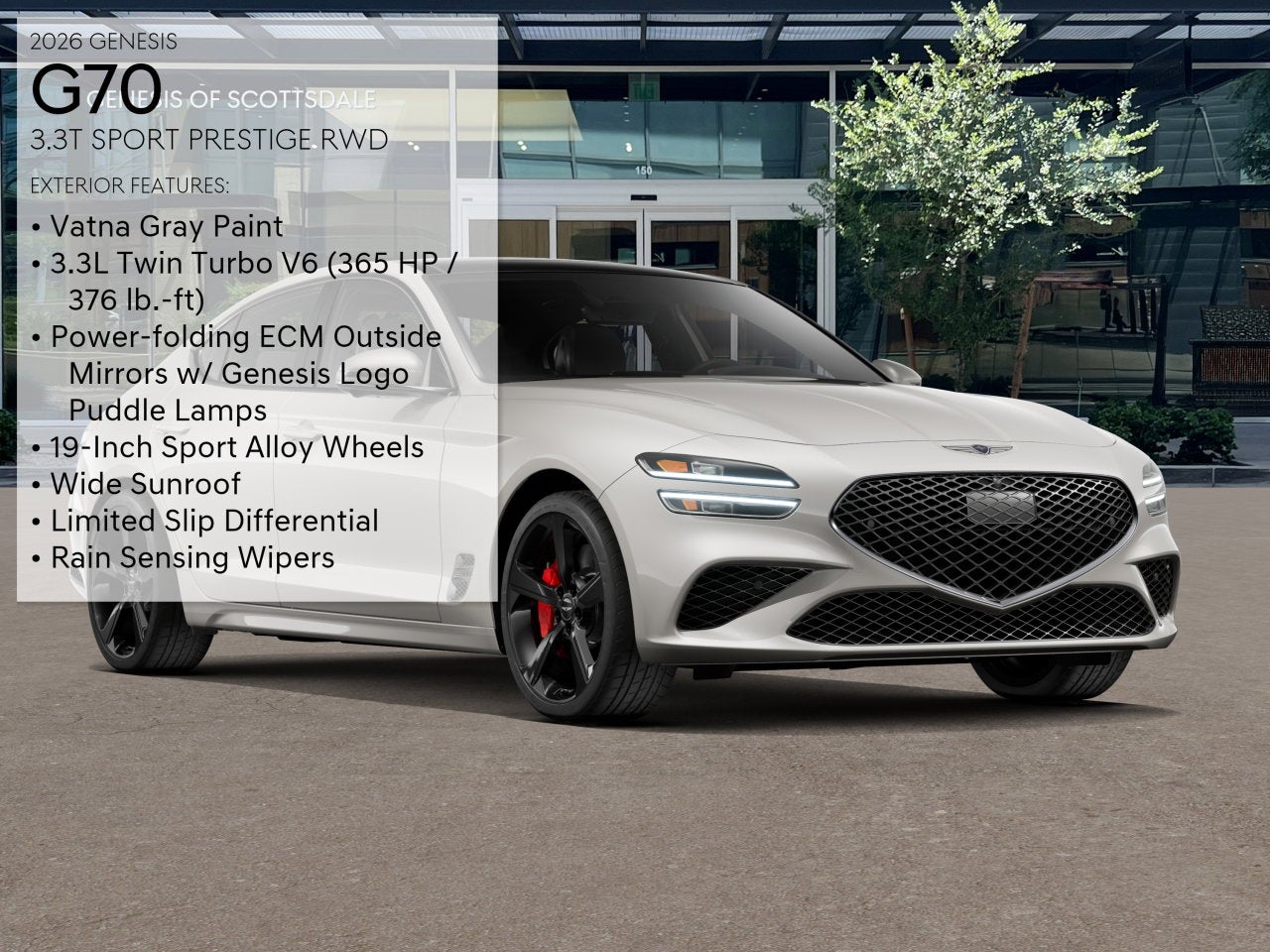 2026 Genesis G70 3.3T Sport Prestige