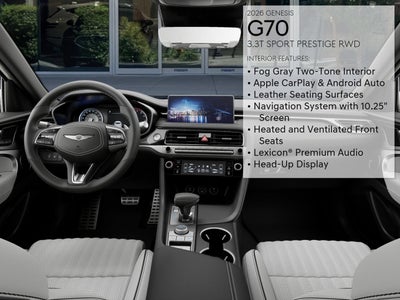 2026 Genesis G70 3.3T Sport Prestige