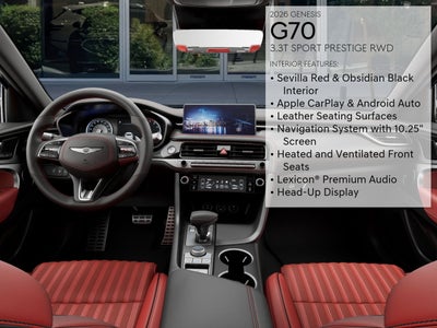 2026 Genesis G70 3.3T SPORT PRESTIGE